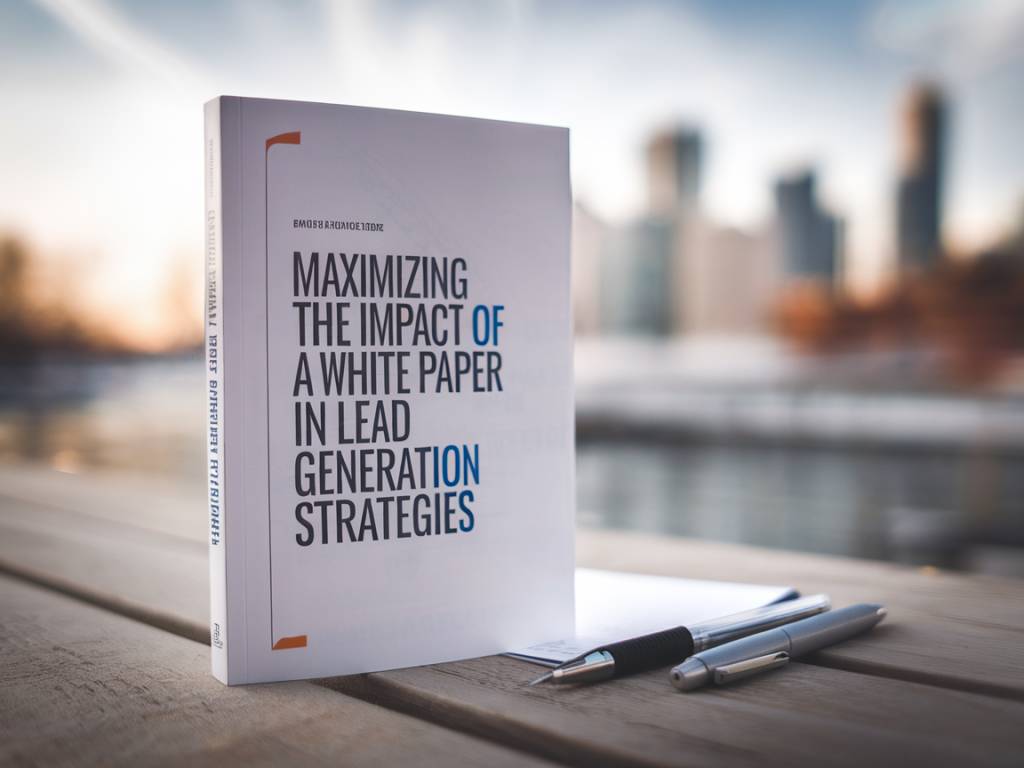 Comment maximiser l’impact d’un livre blanc dans une stratégie de génération de leads